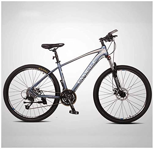 Vélo de montagnes : AYHa 27-Speed ​​Mountain Bikes, 27, 5 pouces Big Mountain Trail pneus vélo, double suspension de vélo de montagne, cadre en aluminium, Vêtements pour hommes femmes bicyclette, Bleu