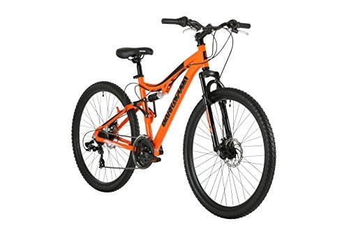 Vélo de montagnes : Barracuda Unisexe Draco DS 45, 7 cm Roue complète Suspension Cadre VTT, Orange, 27.5