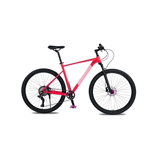 Vélo de montagnes : Bicycles for Adults 21 inch Large Frame Aluminum Alloy Mountain Bike 10 Speed Bike Double Oil Brake Mountain Bike Front and Rear Quick Release (Color : Red, Size : 21 inch Frame)