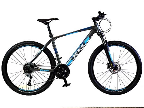 Vélo de montagnes : Boss B3275104 Wraith, Gris foncé / Bleu 69, 9 cm