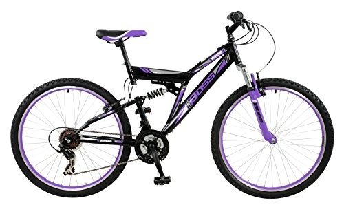 Vélo de montagnes : BOSS Femme Venom Costume de vélo de Montagne, Noir et Violet, 26