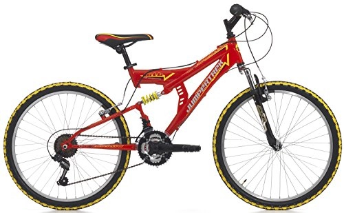 Vélo de montagnes : Cycles Cinzia MTB Arrow 18 / V Revo Shift v-Brake Aluminium, Collection Moll.Ant.Post, vélo, Unisexe – Adulte, Rouge, 26