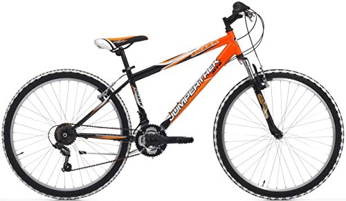 Vélo de montagnes : Cycles Cinzia MTB Shark 18 / V Revo Shift v-Brake alu. Collection Moll.Ant, vélo pour Homme, Noir / Orange, 26