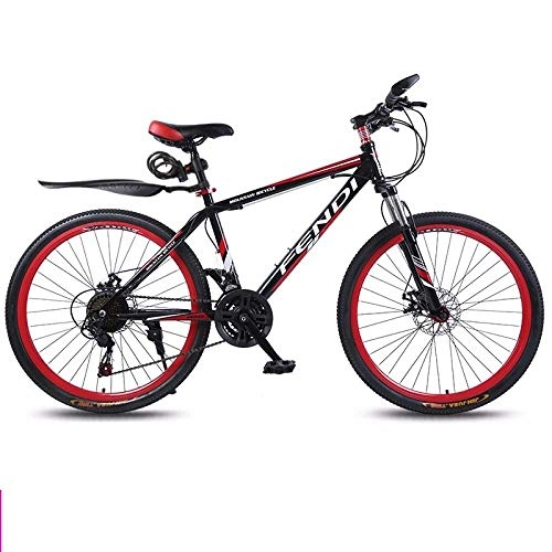 Vélo de montagnes : DASLING Mountain Bike Bicycle Speed ​​Bicycle Bicycle 21-Speed Gear System 26 inch Double Disc Brake Suitable for Height 160-187Cm