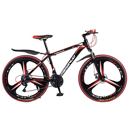Vélo de montagnes : Dsrgwe VTT, VTT, Cadre en Alliage d'aluminium Mountain Bicycles, Double Frein à Disque et Suspension Avant, 26 Pouces Roue (Size : 27-Speed)