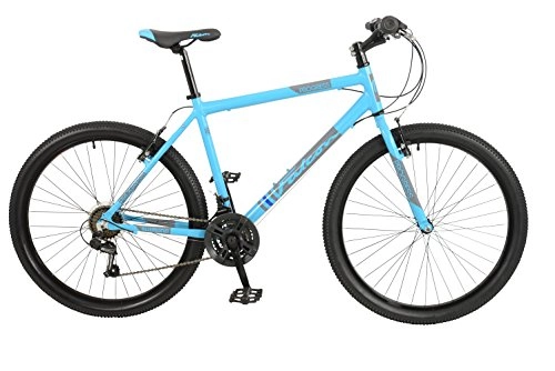 Vélo de montagnes : FALCON Progrès Unisexe Vélo de Montagne Bleu, 48, 3 cm Pouces en Aluminium, 18-Speed Avant et arrière en Alliage V-Brake Fourche à Lame Droite en Acier