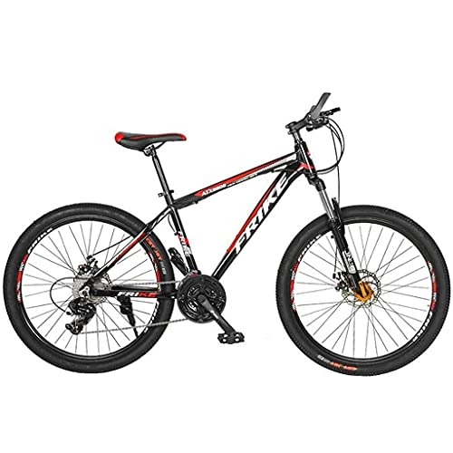 Vélo de montagnes : FBDGNG VTT 26 pouces 21 / 24 / 27 vitesses avec fourche suspension pour garçons filles, hommes et femmes (Taille : 24 vitesses)