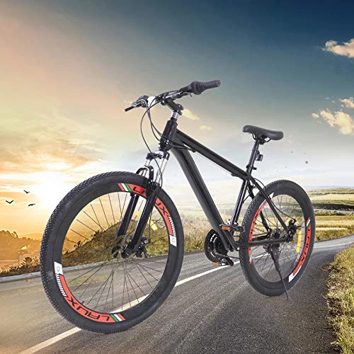 Vélo de montagnes : Fetcoi VTT 26" - Vélo pour garçons, filles, femmes et hommes - Freins à disque avant et arrière - 21 vitesses - Suspension complète
