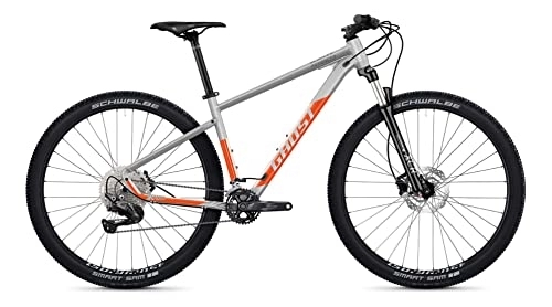Vélo de montagnes : Ghost Kato Advanced 29R VTT 2022 (S / 40 cm, gris clair / orange foncé / mat / brillant)