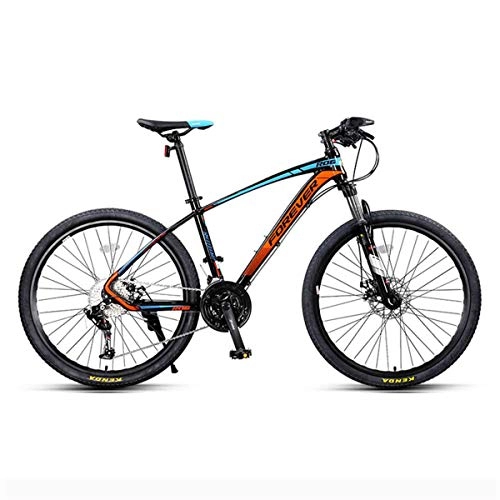 Vélo de montagnes : GJNWRQCY Cadre en Aluminium à la Mode, vélo de Montagne de 33 Pouces à 26 Vitesses, Bleu