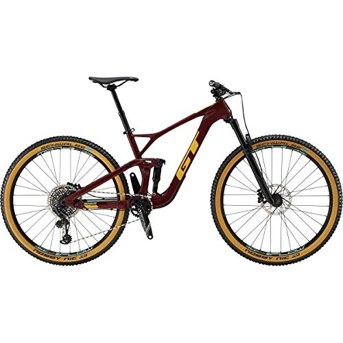 Vélo de montagnes : GT 29" M Sensor Crb Expert 2019 Vélo de montagne complet - Rouge vin