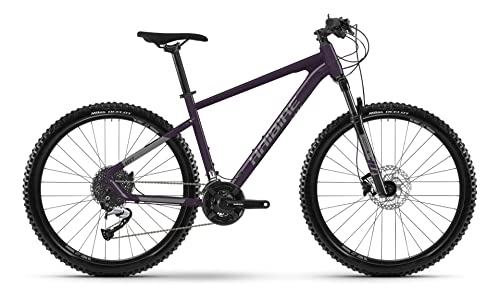 Vélo de montagnes : Haibike SEET 7 29R VTT 2021 (M / 44 cm, Pinot noir / titane)