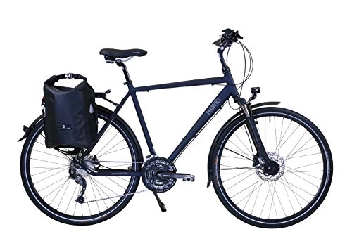 Vélo de montagnes : HAWK Trekking Gent Deluxe Plus Sac de transport Bleu océan 28"
