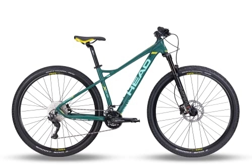 Vélo de montagnes : HEAD X-Rubi Joy VTT pour Femmes, Vert foncé Mat, 52