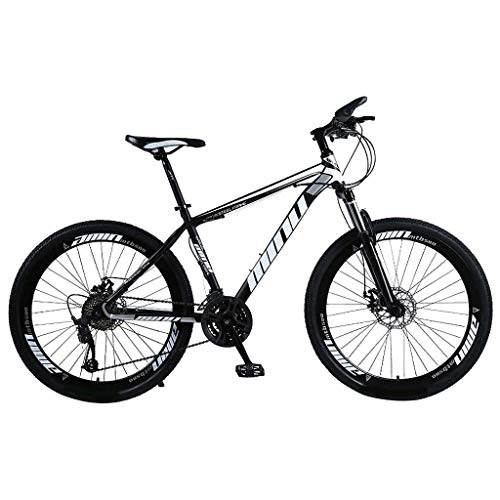 Vélo de montagnes : kashyk Vélo VTT 26" en acier au carbone Convient aux garçons / hommes de 1, 60 m à 1, 85 m Freins à disque à l'avant et à l'arrière 21 vitesses Suspension complète, ABS, Rose, taille unique