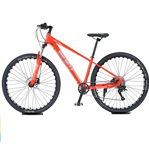 Vélo de montagnes : KDHX 29 Pouces 11 Vitesses VTT en Alliage d'aluminium Cadre Dur Double Frein à Disque Plusieurs Couleurs pour Hommes Adulte vélo Sports de Plein air (Color : Red)