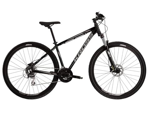 Vélo de montagnes : Kross Hexagon 6.0 VTT L 21" 53cm Cadre 29" Roues Frein à disque Shimano 24 vitesses Hardtail Vélo Noir Gris Graphite