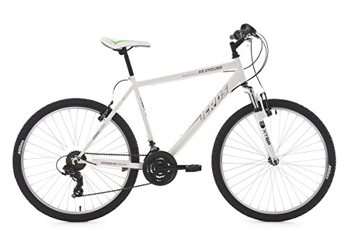 Vélo de montagnes : KS Cycling 387M Vélo Semi Rigide Mixte Adulte, Blanc
