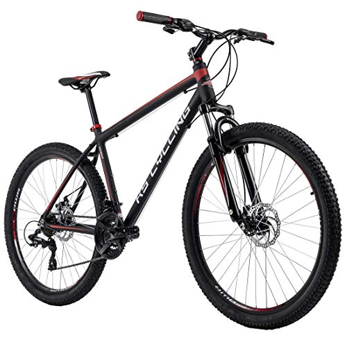 Vélo de montagnes : KS Cycling Mixte - VTT Hardtail 27.5" Xceed Noir / Rouge RH 42cm 27.5