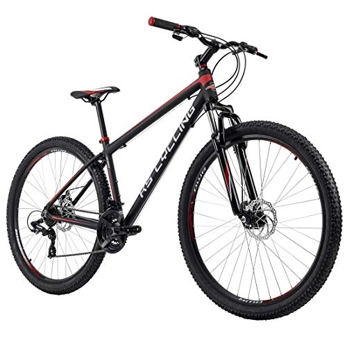 Vélo de montagnes : KS Cycling Mixte - VTT Hardtail 29" Xceed Noir / Rouge RH 46cm 29