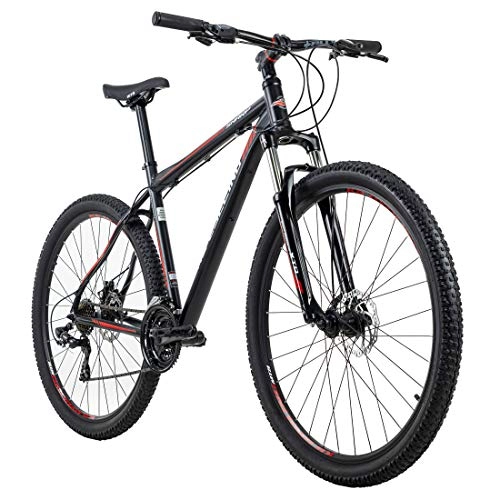 Vélo de montagnes : KS Cycling Mixte - Vélo VTT Hardtail 29" Sharp Noir Rouge RH 43cm 29"