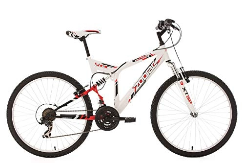 Vélo de montagnes : KS Cycling Suspendu VTT semi rigide Blanc 26"
