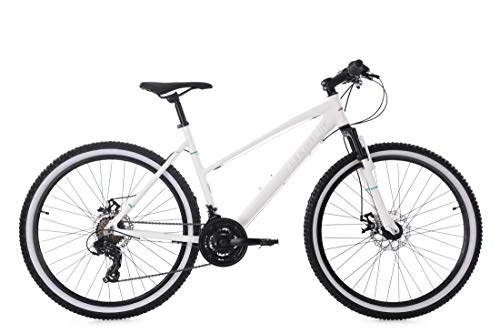 Vélo de montagnes : KS Cycling VTT Femme Semi-Rigide 26'' Larrikin Aluminium Blanc TC 48 cm