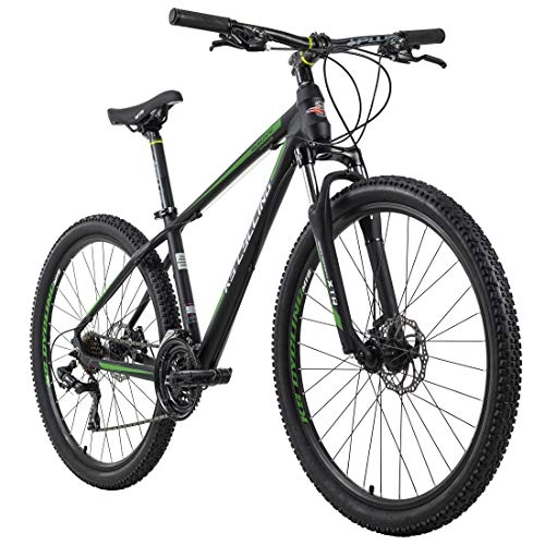 Vélo de montagnes : KS Cycling VTT Hardtail 27, 5" Morzine Noir / Vert RH 46 cm, 27, 5"