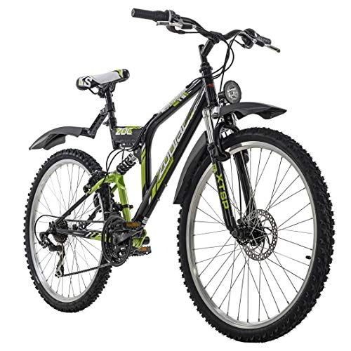 Vélo de montagnes : KS Cycling VTT pour Homme ATB Fully 26" Zodiac Noir RH 48 cm