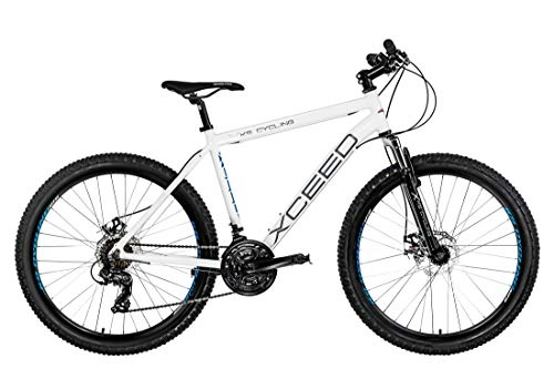 Vélo de montagnes : KS Cycling VTT Semi-Rigide 26" Aluminium Xceed Blanc TC 48 cm Adulte Unisexe, 48