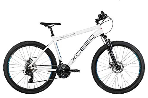Vélo de montagnes : KS Cycling VTT Semi-Rigide 27, 5" Aluminium Xceed Blanc TC 48 cm Adulte Unisexe, 48