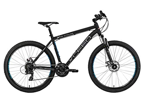 Vélo de montagnes : KS Cycling VTT Semi-Rigide 27, 5'' Aluminium Xceed Noir TC 48 cm Adulte Unisexe, 48
