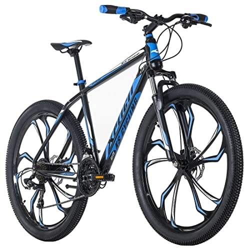Vélo de montagnes : KS Cycling VTT Semi-Rigide 27, 5" Xplicit Noir-Bleu TC 53 cm