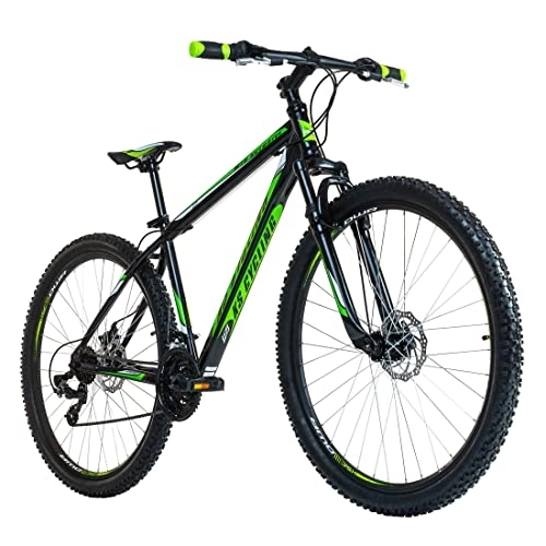 Vélo de montagnes : KS Cycling VTT Semi-Rigide 29'' Sharp Noir-Vert TC 46 cm