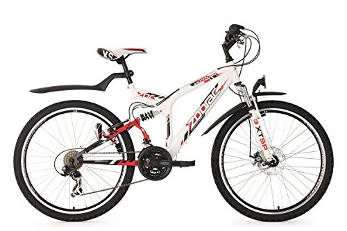 Vélo de montagnes : KS Cycling Zodiac VTT Semi Rigide Blanc 26"
