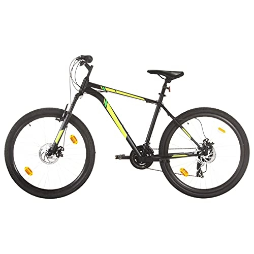 Vélo de montagnes : Ksodgun Vélo de Montagne 21 Vitesses Roues de 27, 5 Pouces 42 cm Noir
