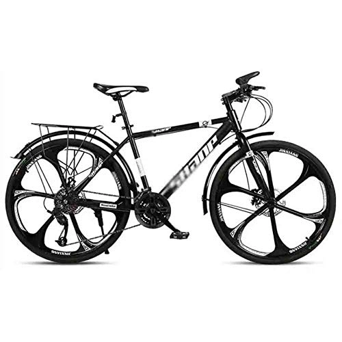 Vélo de montagnes : LILIS Vélo VTT, VTT en Aluminium Route Vélos VTT VTT Vélo Adulte Vitesse réglable for Les Hommes et Les Femmes 26po Roues Double Disque de Frein (Color : Black, Size : 30 Speed)