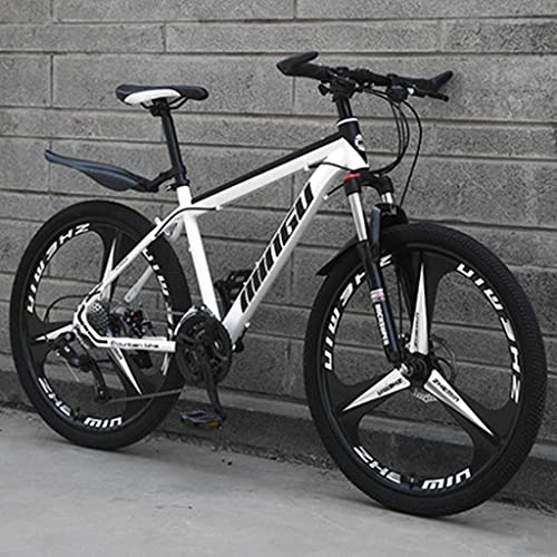 Vélo de montagnes : LLP LM Adulte High Carbon Steel Vélo VTT, Professionnel Suspension Complète Vélo de Montagne, Vélos De Ville, Commuter Bike, pour Adulte Homme Femme, 26 inchs, C, 21 Speed 26 inchs