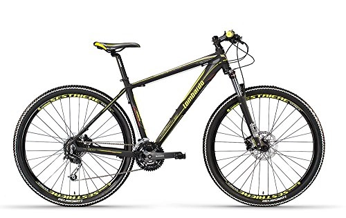 Vélo de montagnes : LOMBARDO Mountain Bike 29 Sestriere 500 Black / yellowmatt, Black / YellowMatt