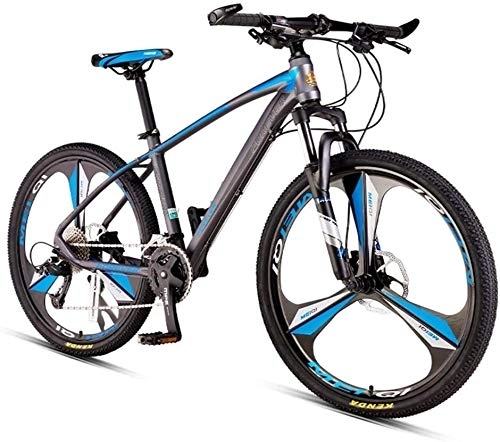 Vélo de montagnes : Mens Mountain Bikes, Adulte Femmes 33 Vitesse Vélo de montagne, VTT Semi-rigide avec double disque de frein, vélo de banlieue, Spoke Gray, (Color : 3 Spoke Gray)