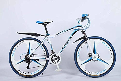 Vélo de montagnes : MJY Vélo 26In 21 vitesses VTT pour adulte, cadre complet en alliage d'aluminium léger, suspension avant de roue vélo pour homme, frein à disque 6-24, E