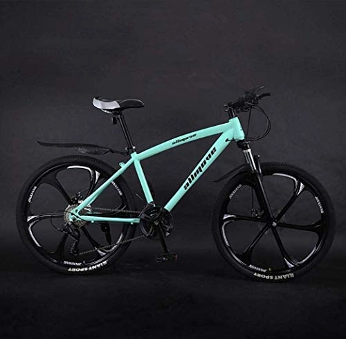 Vélo de montagnes : MJY Vélo VTT, vélo de montagne 26 pouces, cadre en alliage d'aluminium, frein à double disque, Pvc et toutes les pédales en aluminium, (21 / 24 / 27 / 30 vitesses) 6-11, 30
