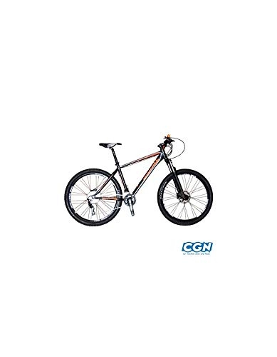 Vélo de montagnes : Motodak Velo VTT 27.5" MTB c555 Sirio carratt Noir / Orange Fluo t38 alu deore XT 2x10v Disque Hydr