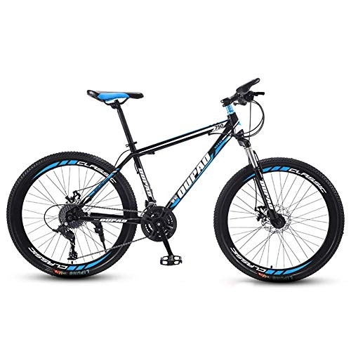Vélo de montagnes : Mountain Bike 26 pouces haute en acier au carbone variable Freins Vitesse vélo à double disque Outroad vélos, avec résistant à l'usure des pneus antidérapante AQUILA1125 (Color : C)