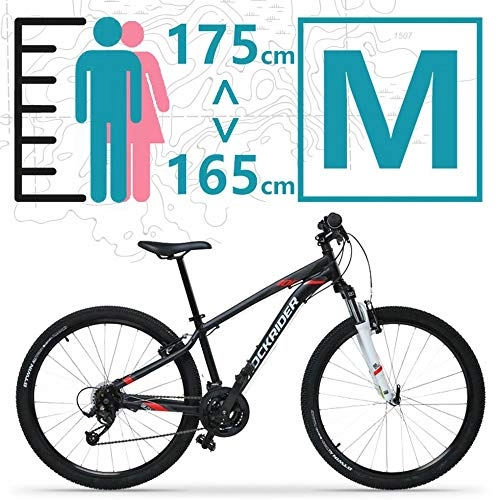 Vélo de montagnes : MU Montagne St100 Vélo Jeunes Hors Route Amortisseur De Vtt Adulte Hommes Et Femmes Étudiants Vélo, D, 27.5 Dans