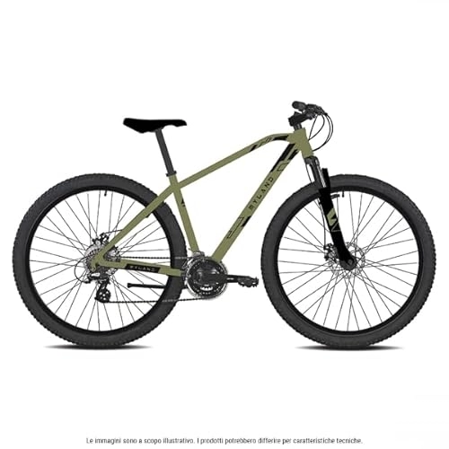 Vélo de montagnes : MYLAND Altura 29, 1 29" 100 mm 21 V Vert 2022 Taille L (VTT amortissé)