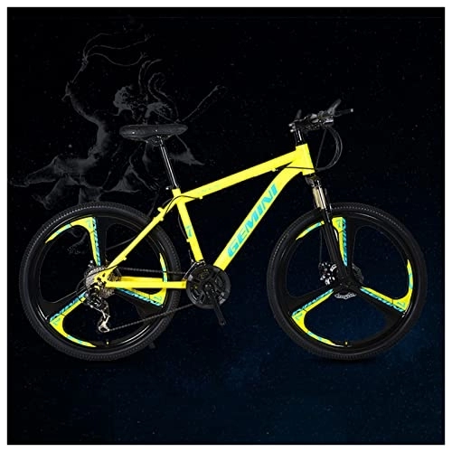Vélo de montagnes : NENGGE VTT 26" – Vélo pour Garçon, Fille, Homme et Femme – 27 Vitesses – Suspension Avant – 12 Constellations Vélo – Cadre en Acier Au Carbone, Gemini