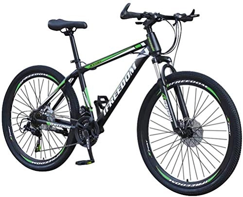 Vélo de montagnes : NENGGE Vélos for adultes et adolescents, légère extérieure vélo 26 pouces 21 vitesses (Color : Green)