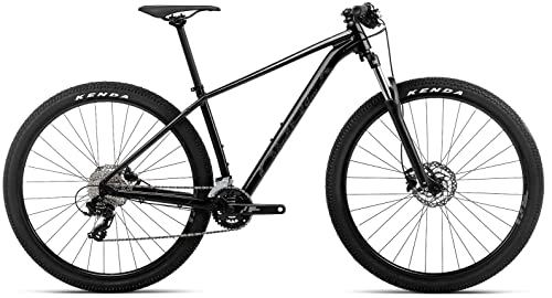 Vélo de montagnes : ORBEA Onna 50 29R Mountain Bike (M / 43 cm, noir brillant / argenté (mat))