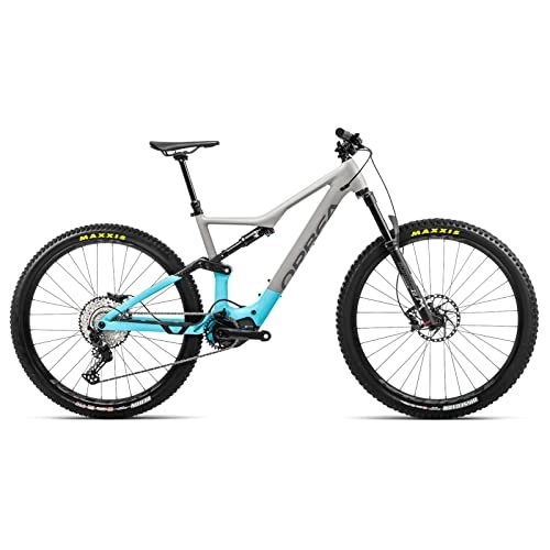 Vélo de montagnes : Orbea Unisex Fahrrad Rise H30 M MTB, 12-Gang, 41, 9 cm, 29", Grau Hellblau, M35517